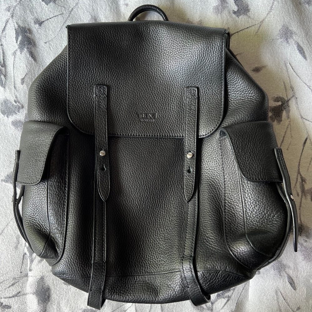 Tumi Leather Backpack